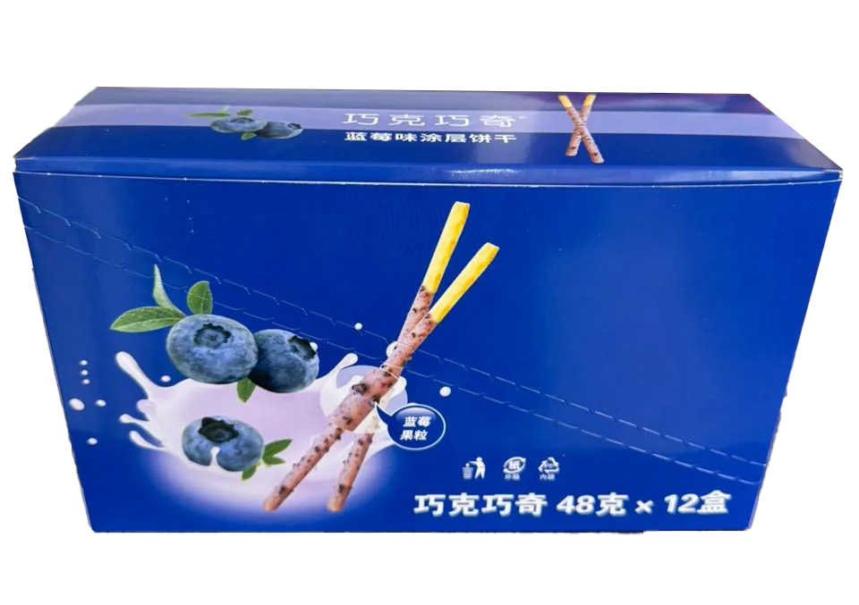 Choco Chocky Palitos Bañados sabor arándano 48g