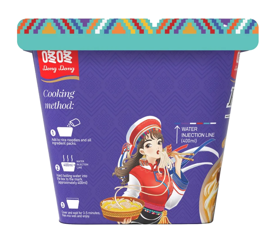 Alternative view of Dong Dong Fideos de Arroz Instantáneos Sabor de Hongo