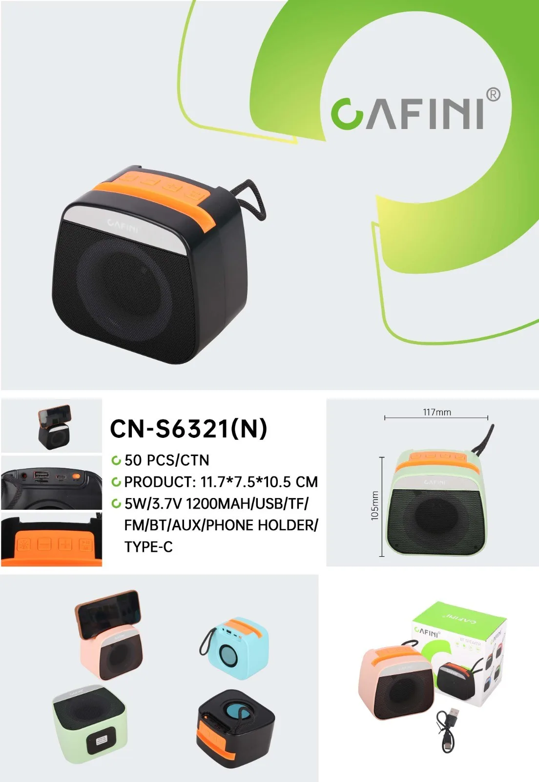 PARLANTE CAFINI CN-S6321(N)