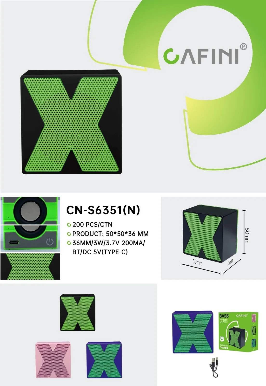 PARLANTE CAFINI CN-S6351(N)