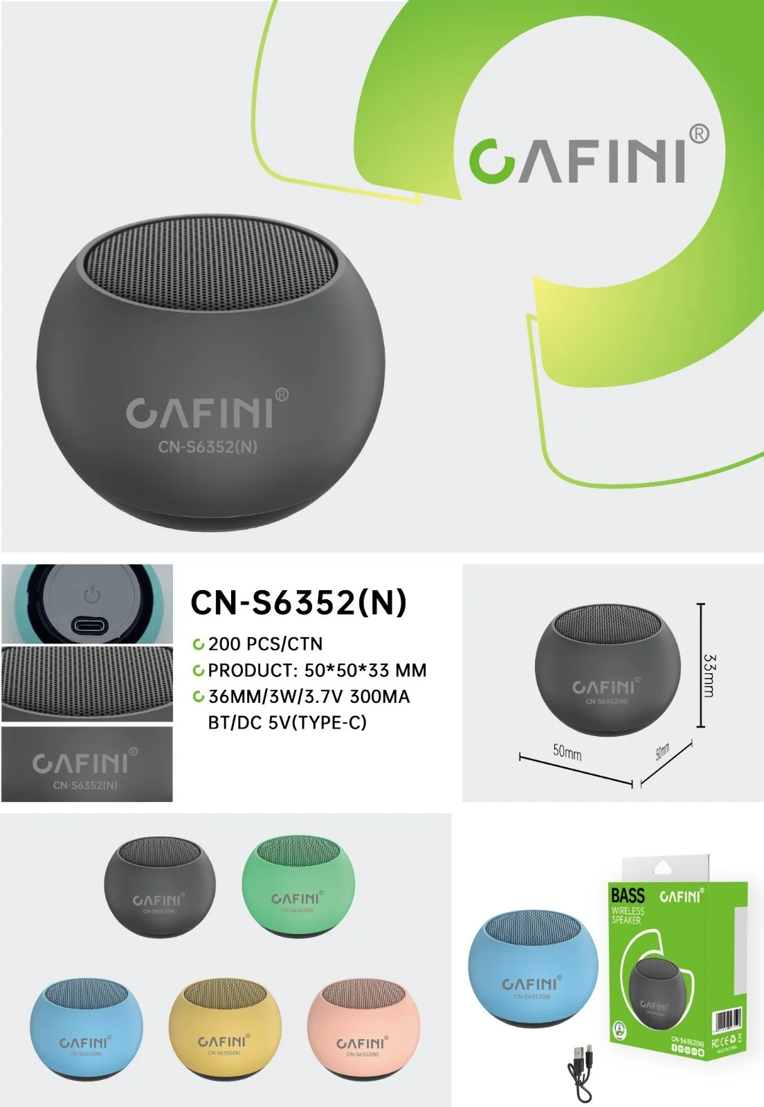 PARLANTE CAFINI CN-S6352(N)