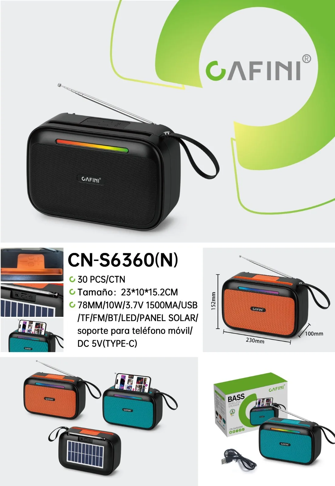 PARLANTE CAFINI CN-S6360(N)