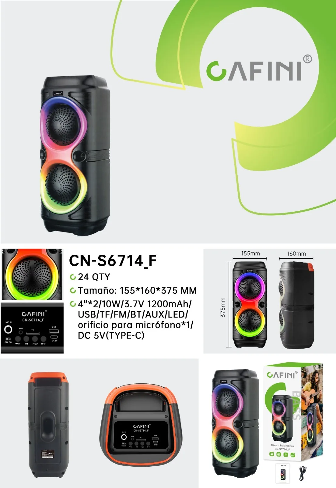 PARLANTE CAFINI CN-S6714_F