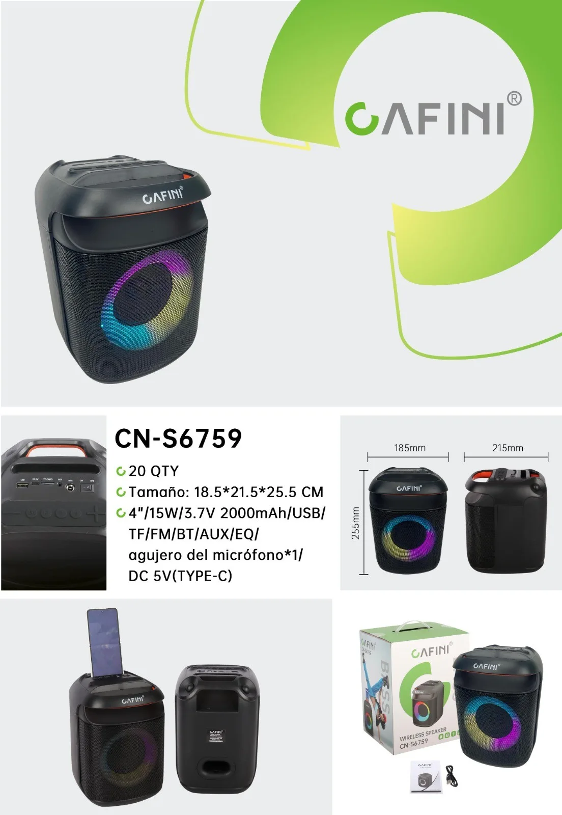 PARLANTE CAFINI CN-S6759