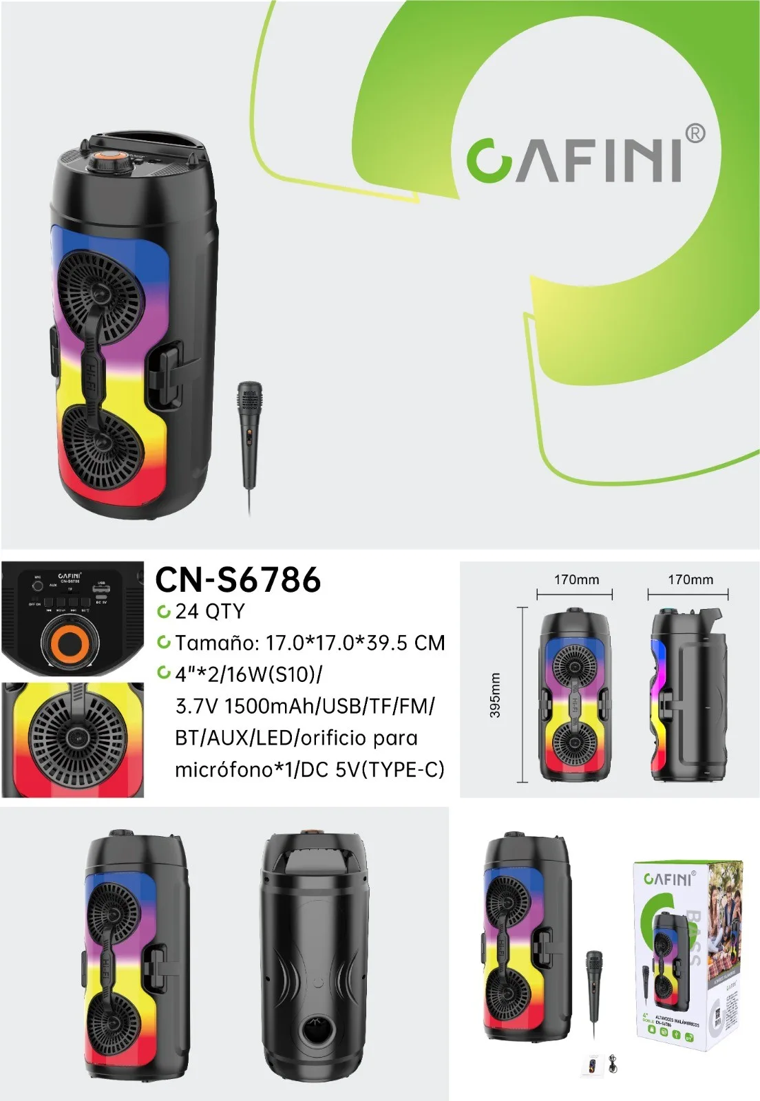 PARLANTE CAFINI CN-S6786