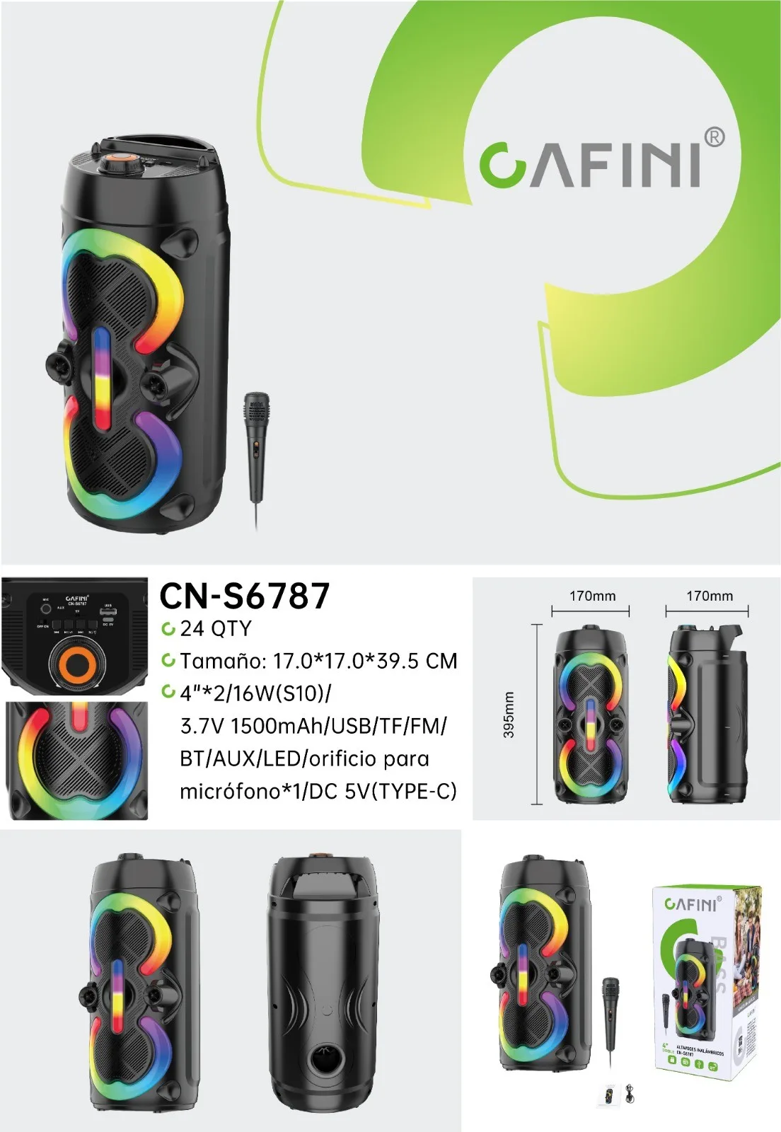 PARLANTE CAFINI CN-S6787