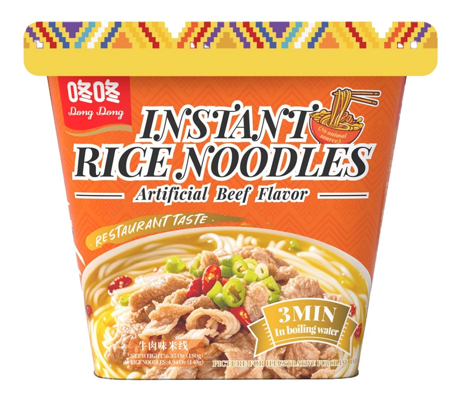 Dong Dong Fideos de Arroz Instantaneos Sabor de Carne