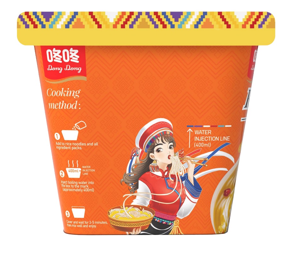 Alternative view of Dong Dong Fideos de Arroz Instantaneos Sabor de Carne