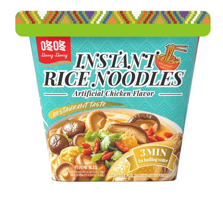 Dong Dong Fideos de Arroz Instantáneos Sabor de Pollo