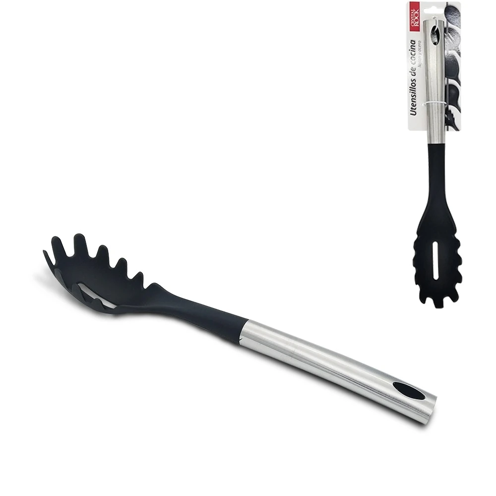 Cuchara para fideos mango acero
