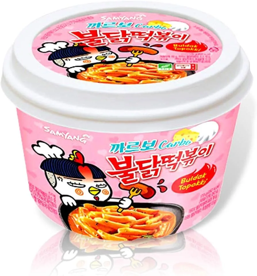 Buldak tteokbokki carbonara