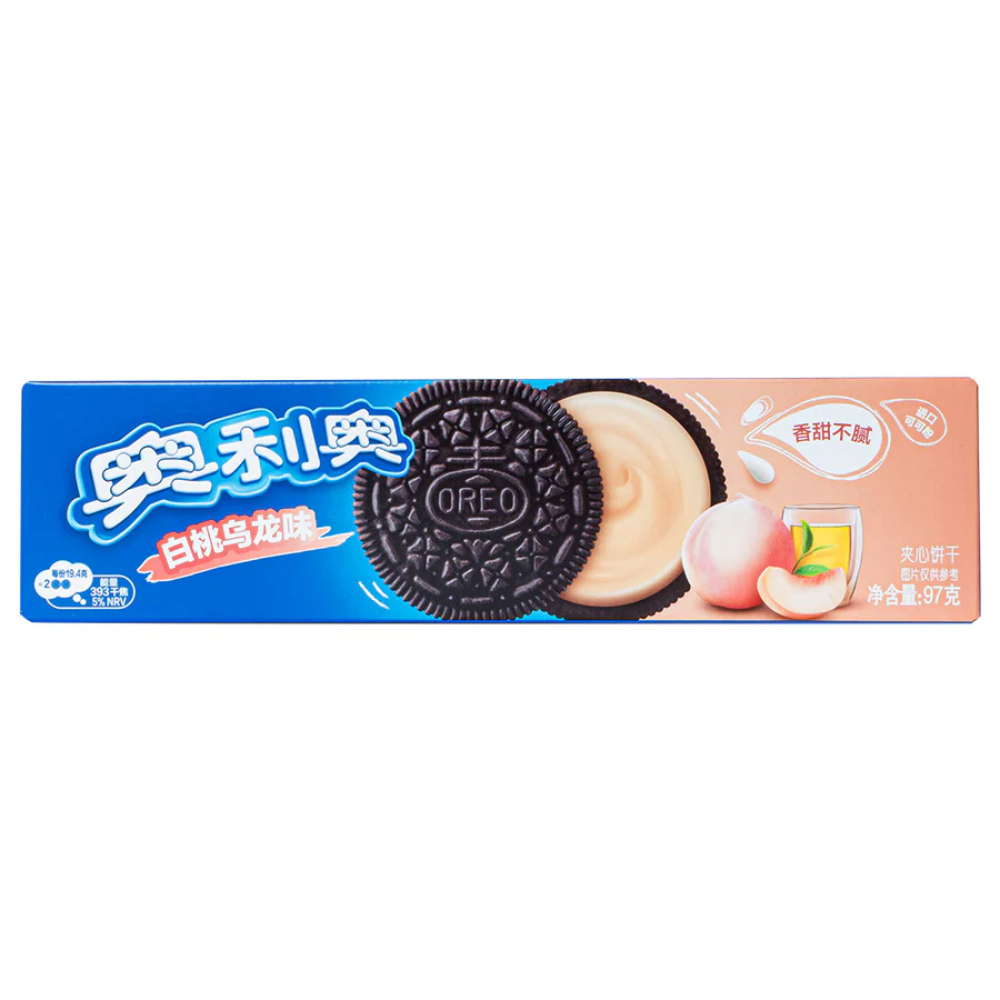 Oreo sabor durazno y te oolong