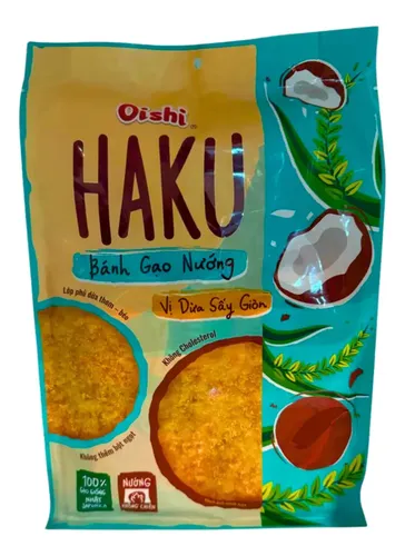 Galletas de arroz sabor coco