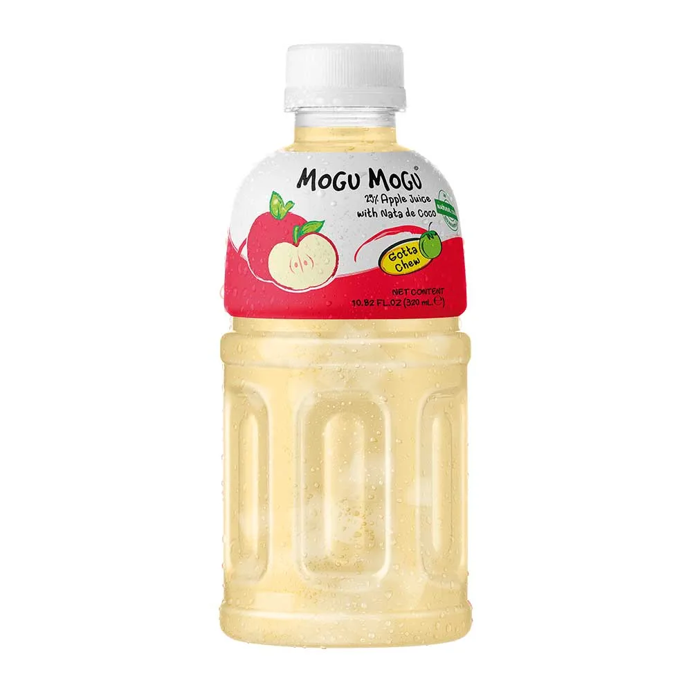 Mogu mogu jugo con nata de coco sabor manzana