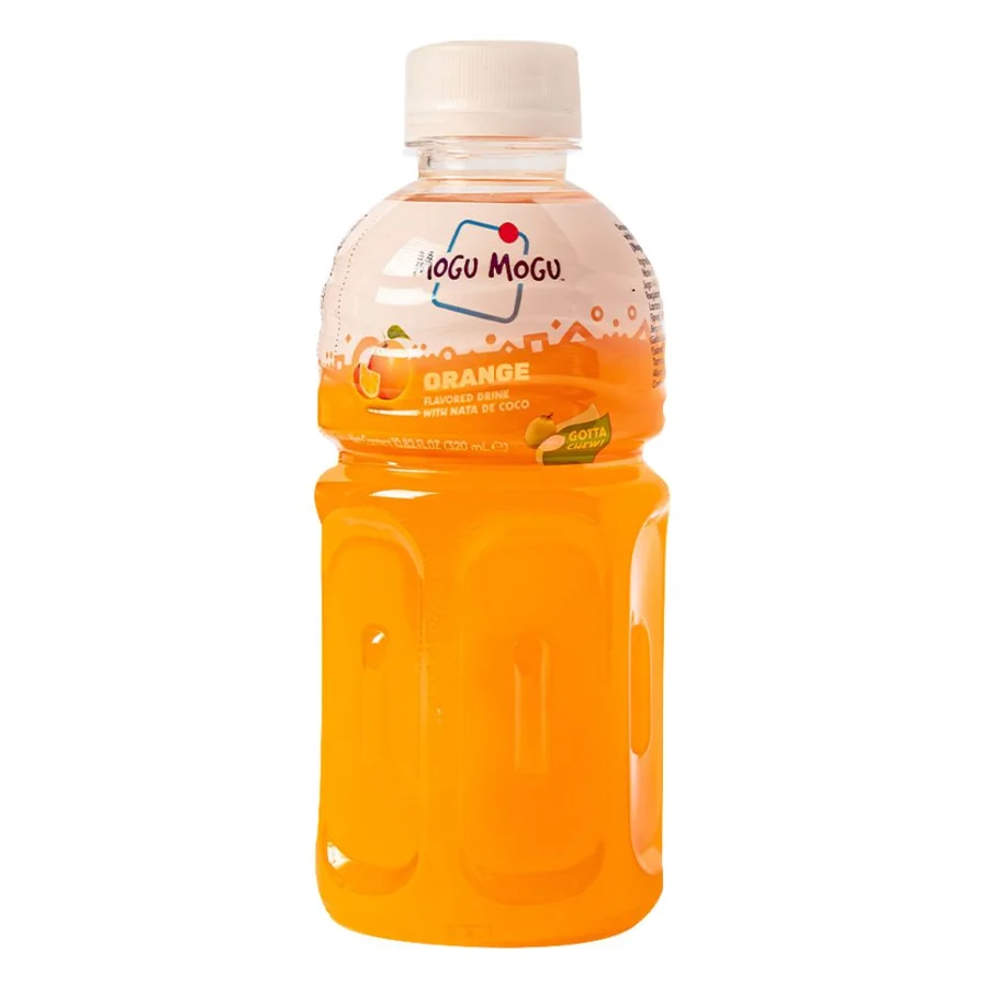 Mogu mogu jugo con nata de coco sabor naranja