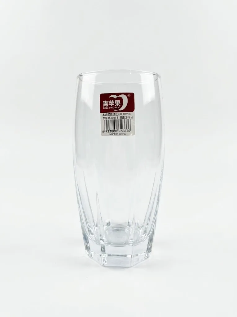 Vaso de vidrio x6 unidades